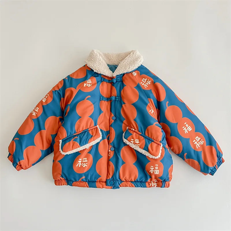 Winter Children's Down Jacket Chinese Clothing Padded
