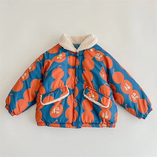 Winter Children's Down Jacket Chinese Clothing Padded