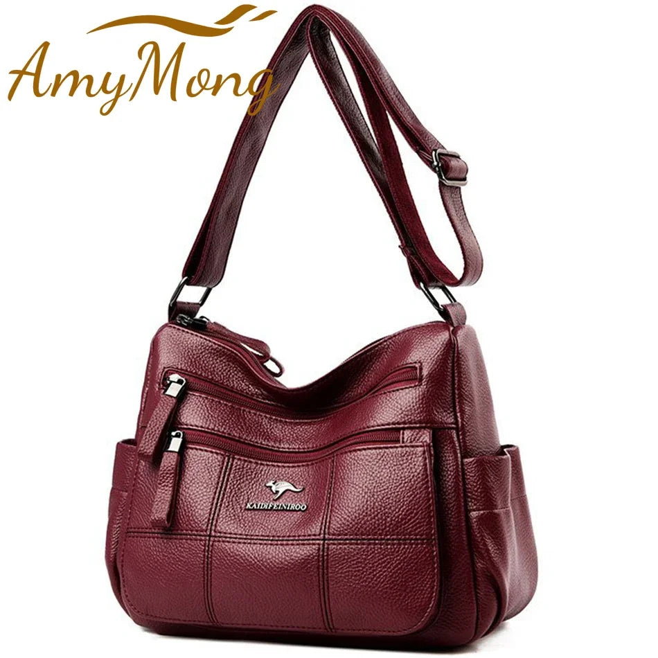 Genuine Brand Leather Sac Handbags Purse Women Bags Designer Shoulder