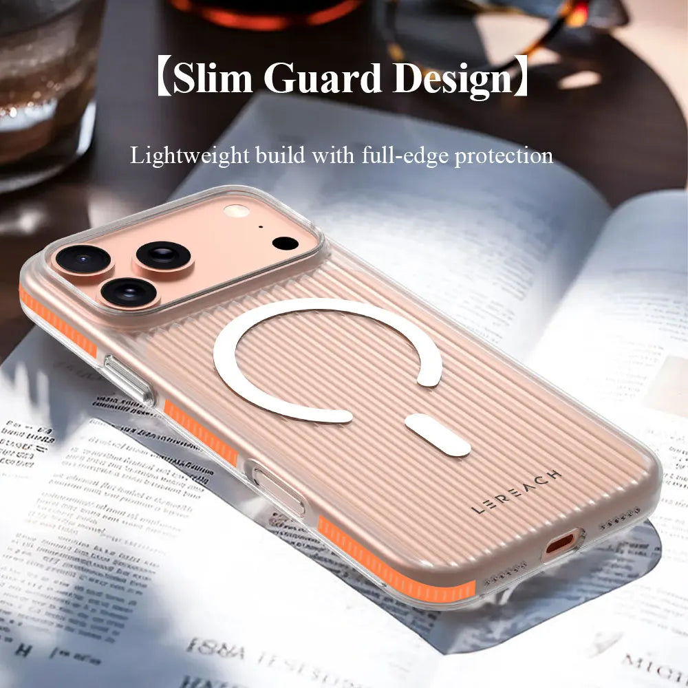 Lereach Magnetic Matte Phone Case for iPhone 17 Pro Max / 17 Air / 17 - PC+Magnet Material, Anti-slip Drop Protection