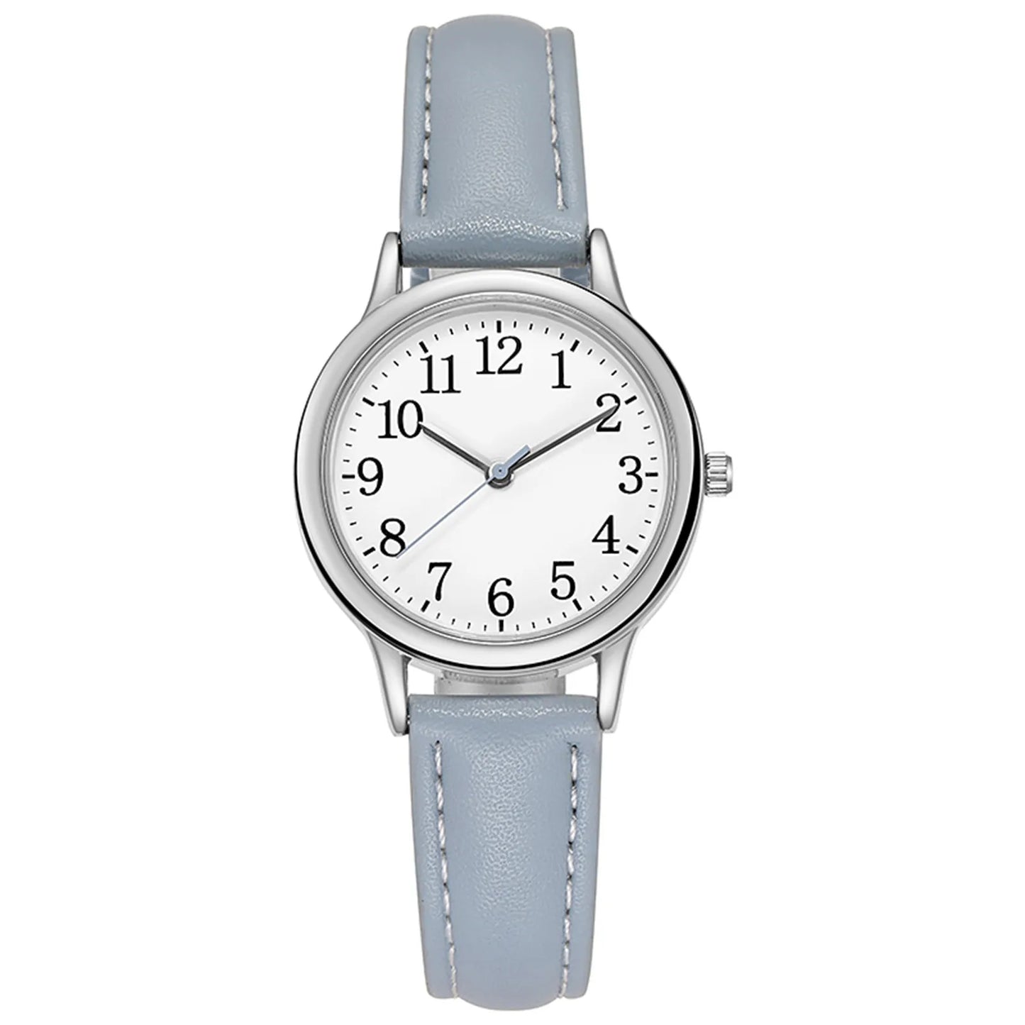 Japan Movement Women Quartz Fine Watch Easy To Read Arabic Numerals Simple-Dial