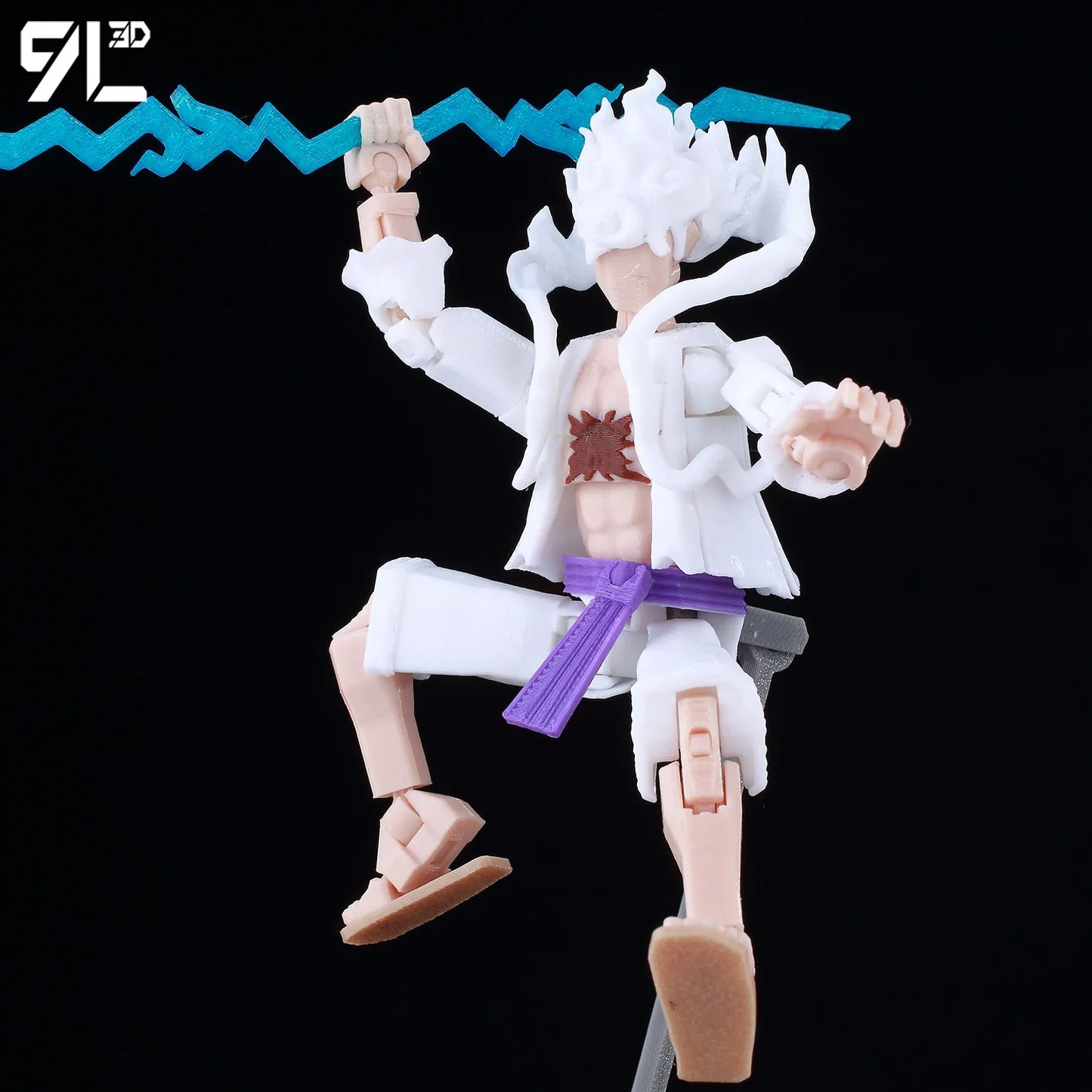 9L3D Printed Anime One Piece Naruto Demon Slayer Dummy13 Lucky T13 Movable Shapeshift Action Figures Mannequin Toys Collectors
