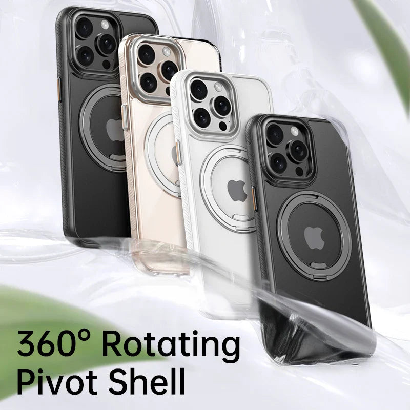 Magnetic 360 Degrees Rotating Ring Holder Case For iPhone 17 Pro Max / 17 Air