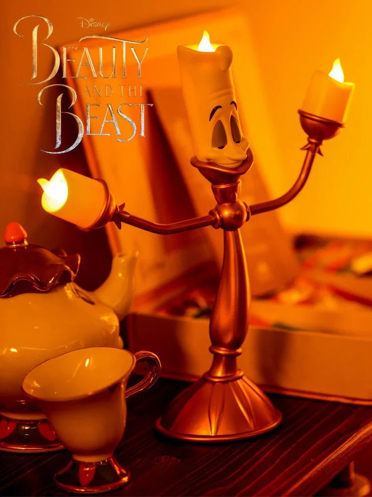 Disney Beauty And The Beast Cogsworth Mr Clock 24cm Action Figure Figurine Collection Decoration Toys Pvc Model Christmas Gifts