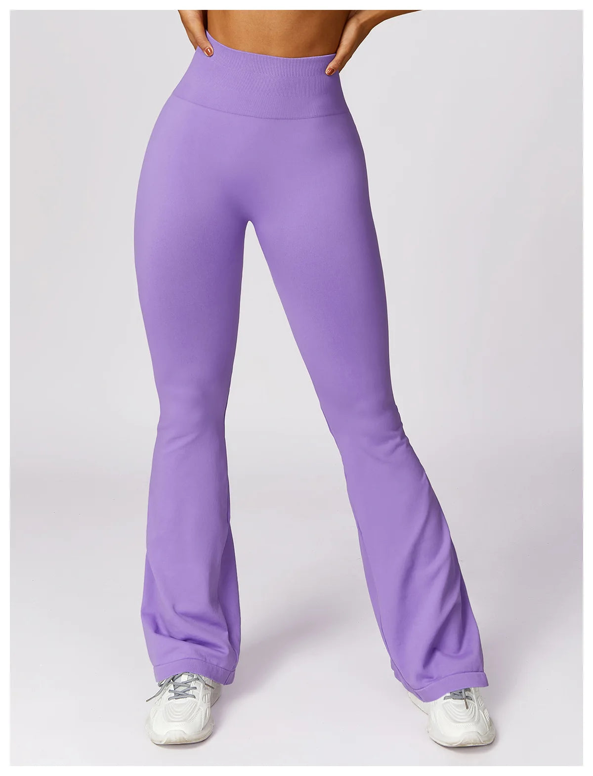 Seamless Flared Leggings Scrunch Sports Leggings Women Gym Yoga Flared Pants