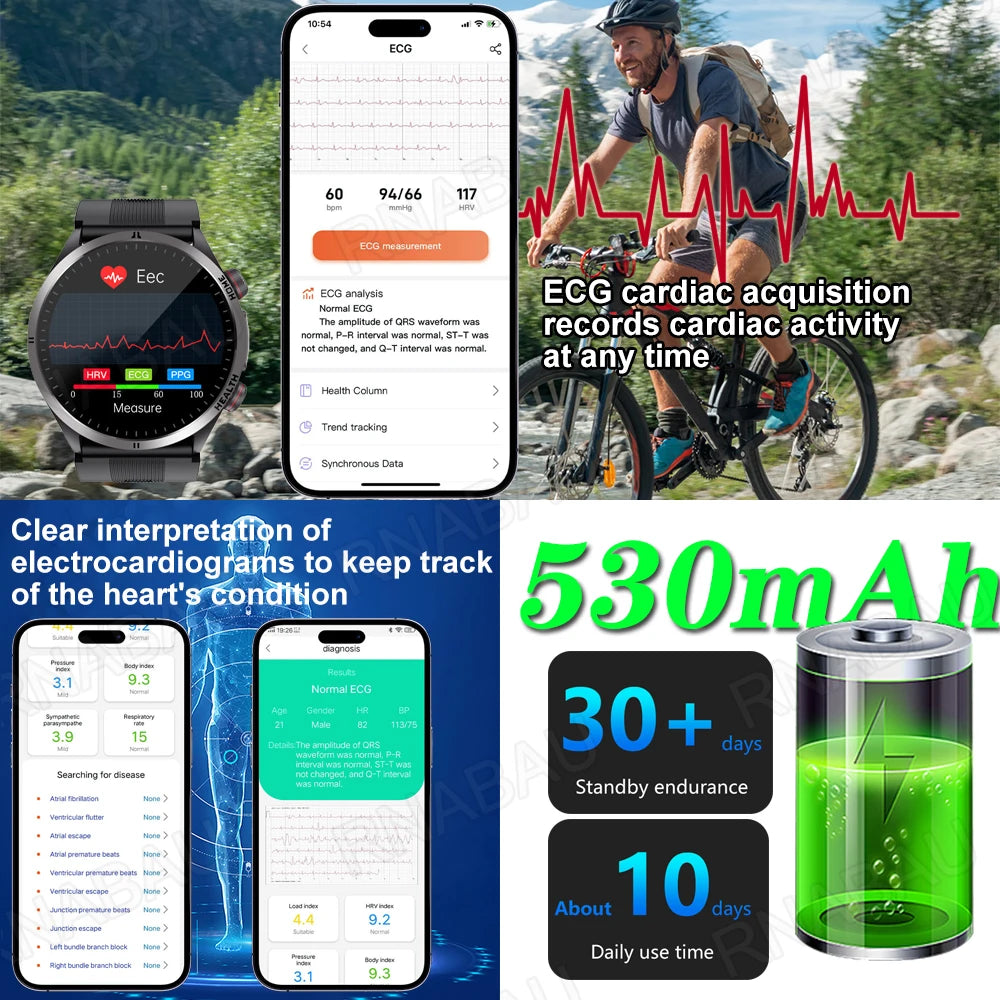 Airbag Smart Watch For huawei watch mens air Pump