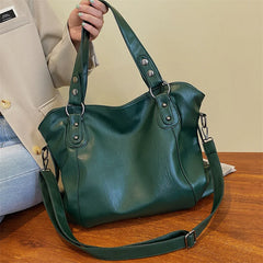 Classy Soft Leather Large Women's Bags High Capacity Shoulder Bag