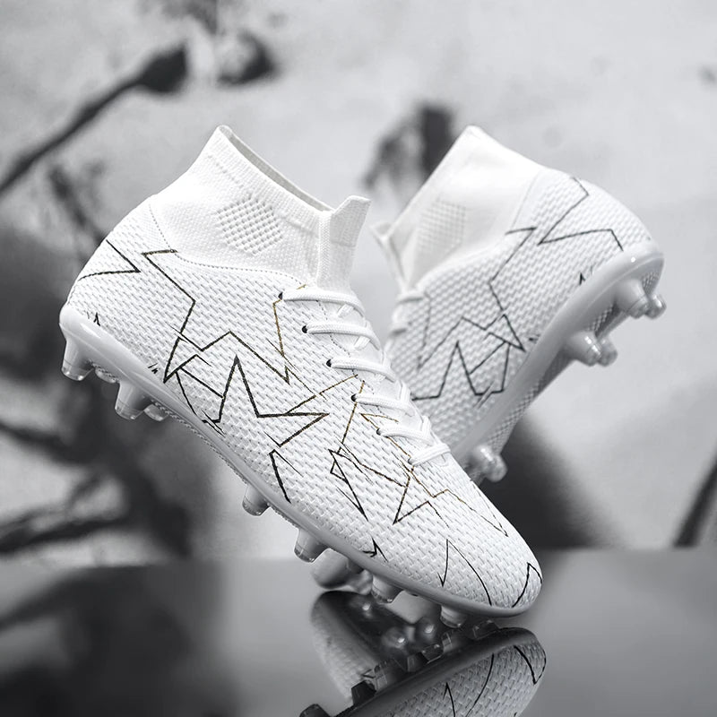 Outdoor Men Breathable Soccer Shoes Cleats Training Football Boots Match Sneakers
