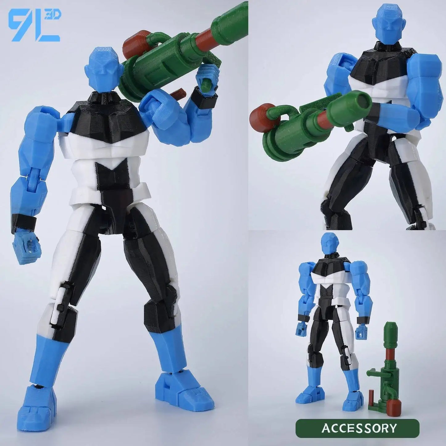 9L3D Printed Invincible Boy Lucky13 Dummy13 Conquer LEX Allen Superheroes Anime Toys Action Figures Mannequin Model Ornaments