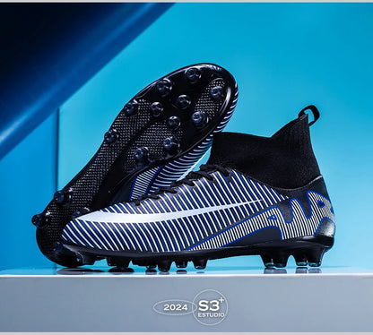 Professional Men Soccer Shoes FG/TF  Football Boots Cleats Breathable  Outdoor