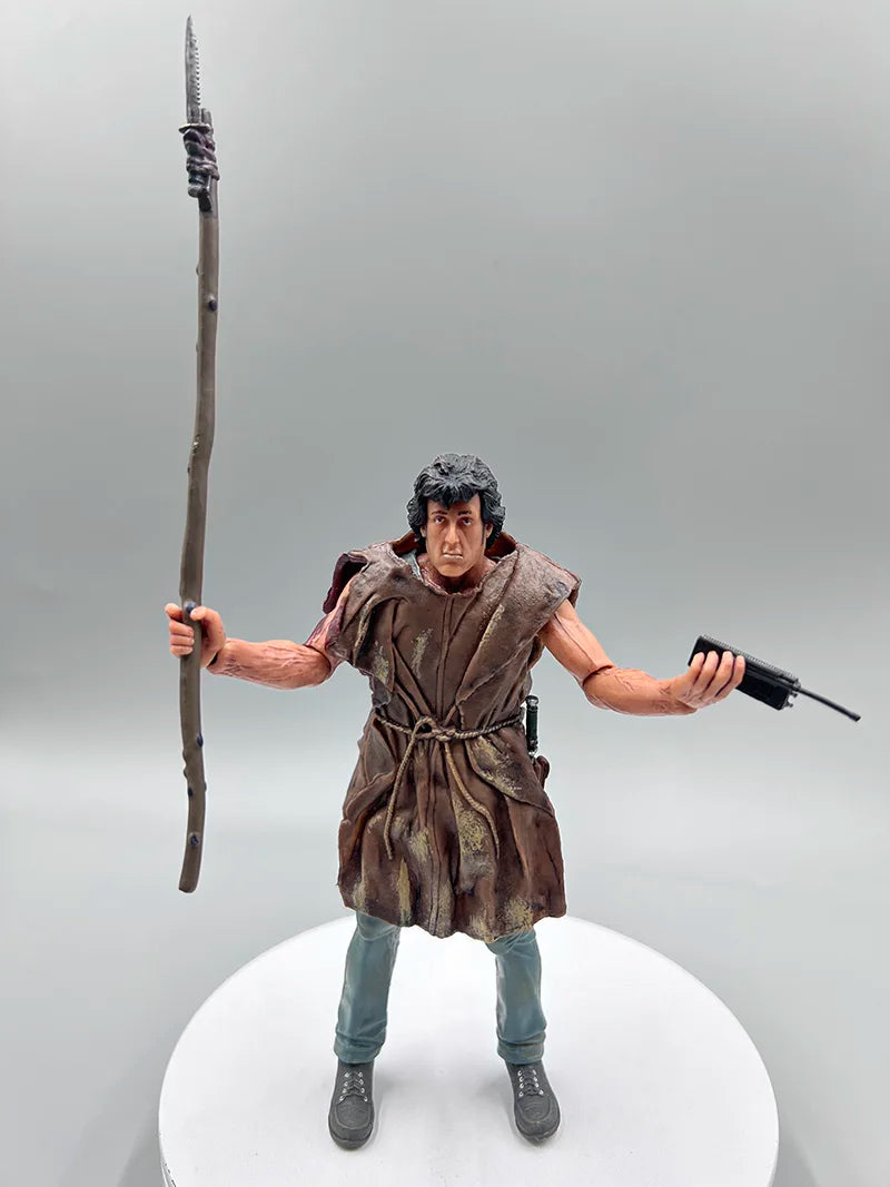 NECA Figure First Blood John J Rambo PVC Action Figure Collectible Model Special Forces Soldier Toys Joint Movable Birthday Gift