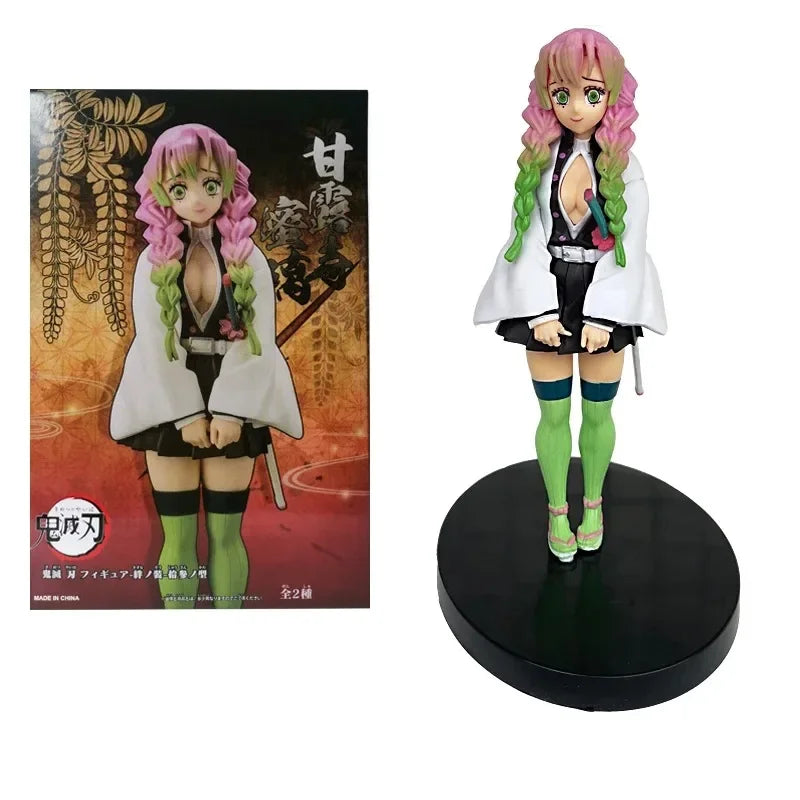 Anime Figure Demon Slayer Figures Kimetsu No Yaiba Doll Tanjiro Nezuko Zenitsu Figurine Inosuke Warrior Action Figure Model Toys