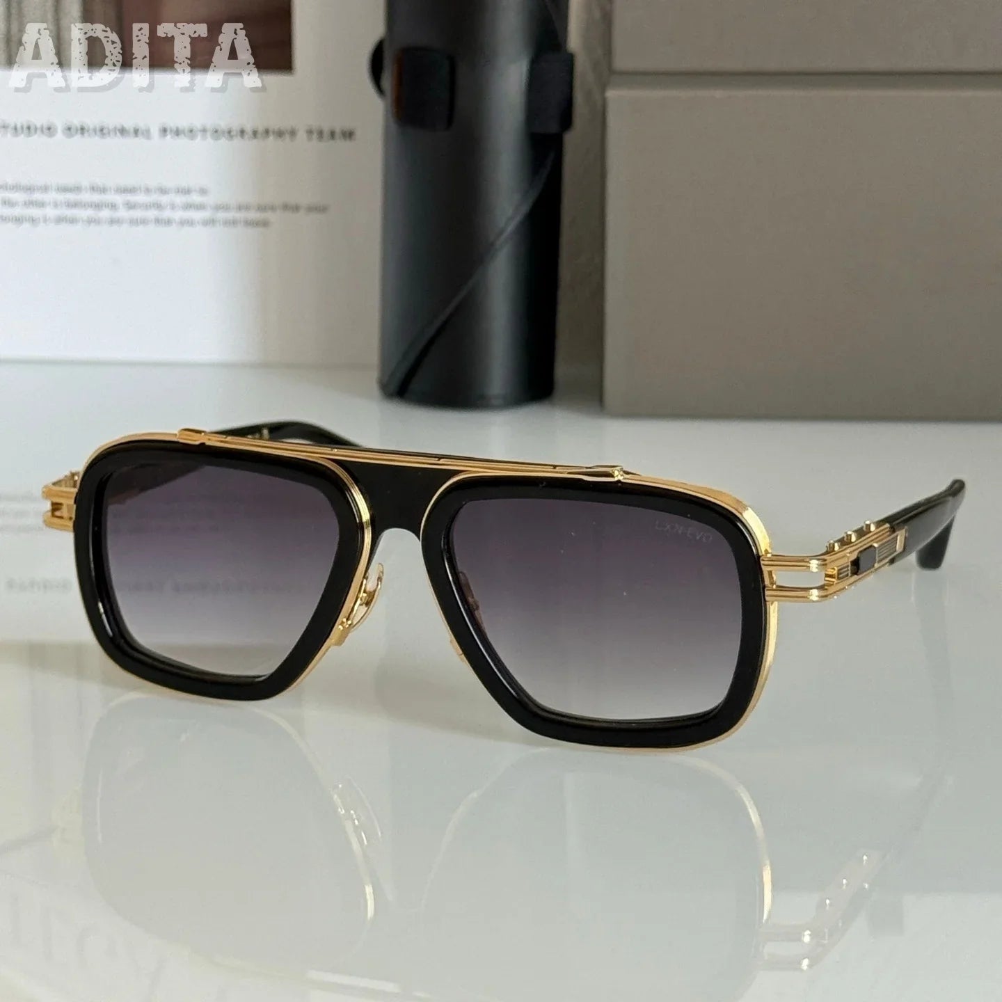 ADITA LXN EVO DTS403 Top Quality Sunglasses for Men Classic Fashion Women Luxury Brand Designer sunglasses UV400 with box