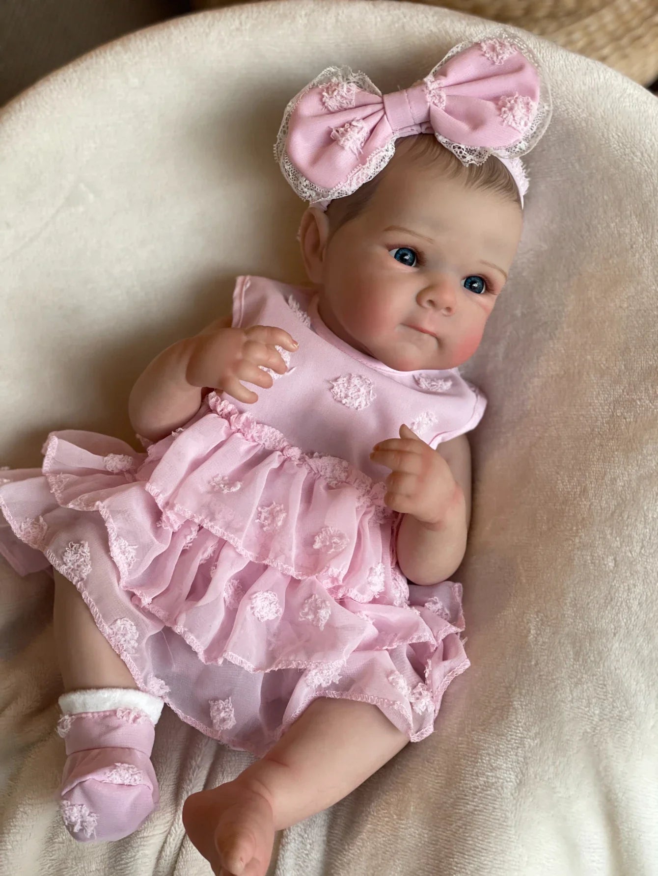 18 Inch Bettie Full Body Soft Girl Reborn Baby Doll With Painted Lifelike Hair Bebe Reborn Toys