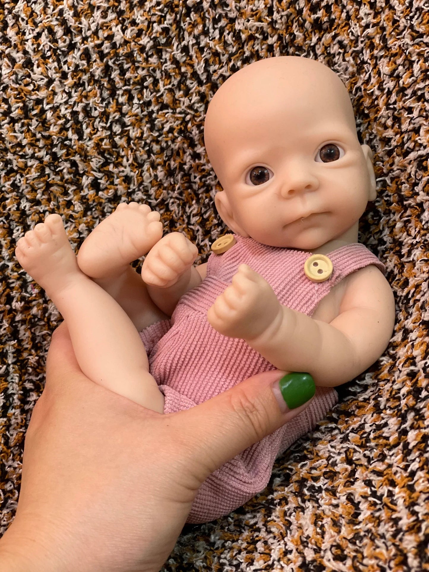 25CM Unpainted Silicone Girls Whole Body Soft Solid Silicone 8 Styles Newborn Baby Dolls Toys For Gifts Reborn Corpo De Silicone