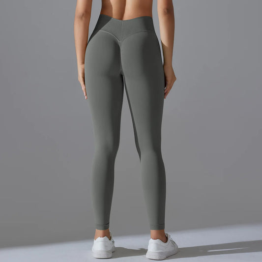 Workout Running Pants Seamless Bubble Butt Fitness Leggings Workout Outfit For Women