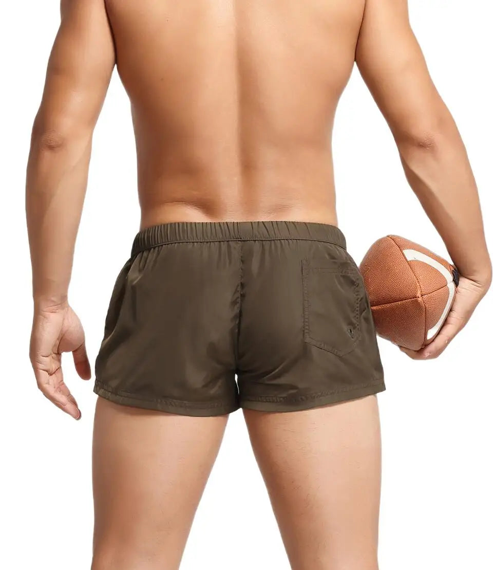 SEOBEAN Men's Summer Beach Shorts Swimwear Trunks Board Short Pants Male Gym Shorts Swim Surf Fitness Quick Dry Shorts