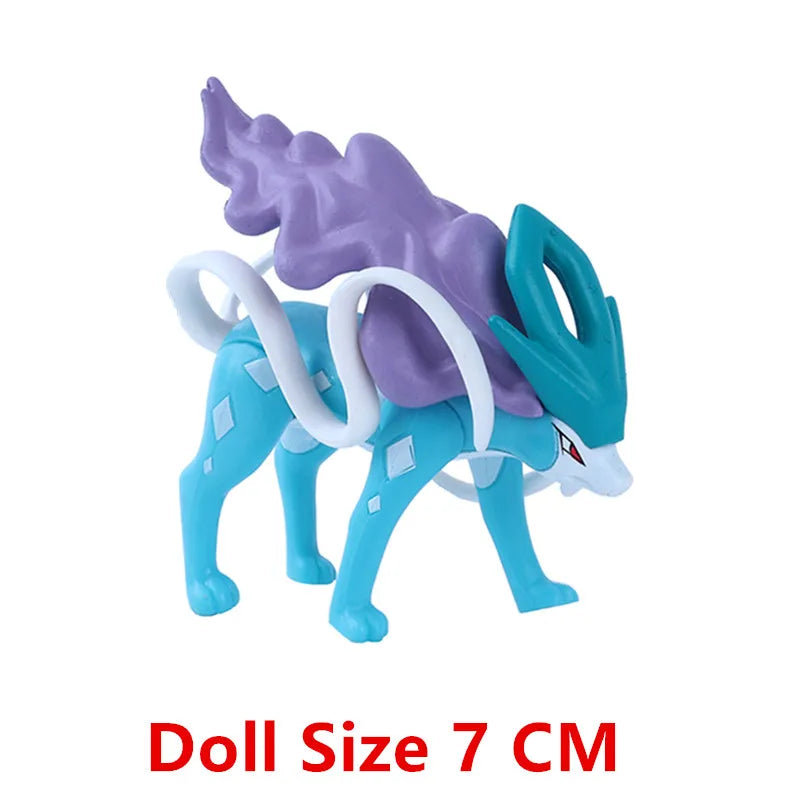 Pokemon Cartoons Movie Anime Figure Gengar Charizard Pikachu Collection Model Pocket Monster Action Toys Kids Christmas Gifts