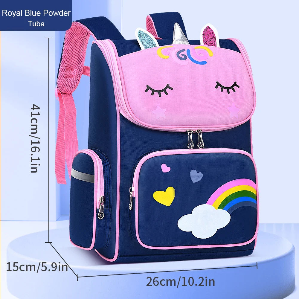 New elementary school students schoolbag shoulders backpack 6-12 years old one, two, three, four, five, six grades waterproof le