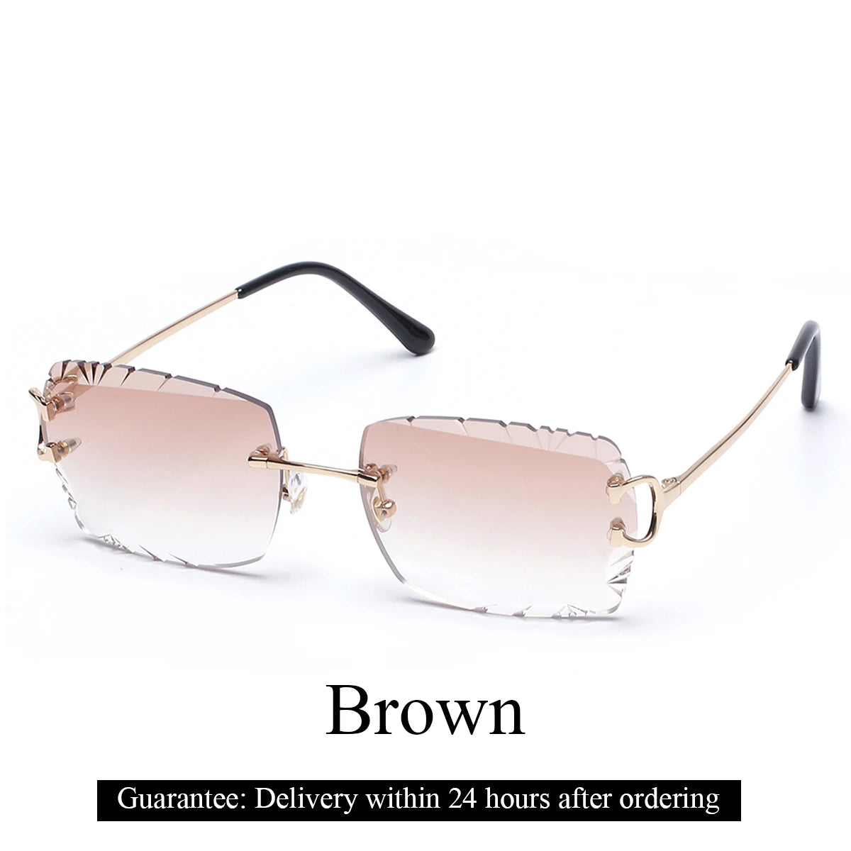 Sunglasses fashion square metal legs glasses for men women