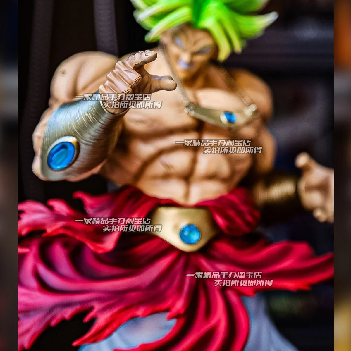50CM  Dragon Ball Breaking Circle Broly Figure JT Statue Brother Super Saiyan GK Statue Model Ornament Boy Gift