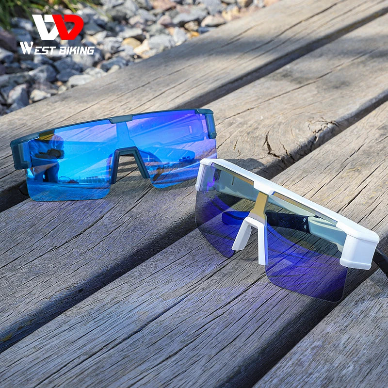 Sunglass Photochromic Cycling Glasses Men Women Fit Over Myopia Glasses