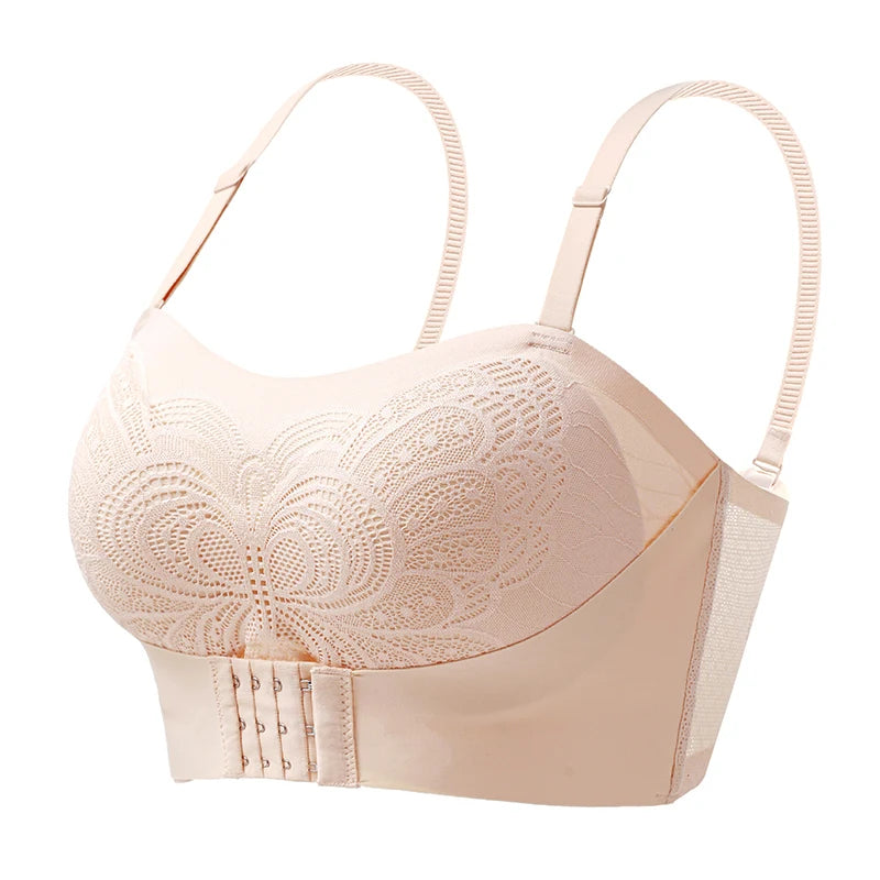 Bras M-6XL Women Sports Underwear Sleep Bras Butterfly Beaty Back Bralette
