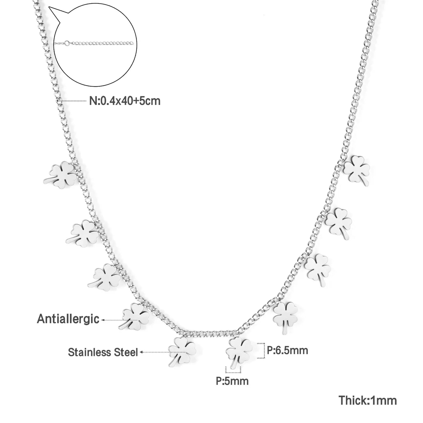 LUXUKISSKIDS Woman Collier бижутерия Golden Chains Necklaces Bohemia Star Heart Elegant Stainless Steel Jewelry Trendy