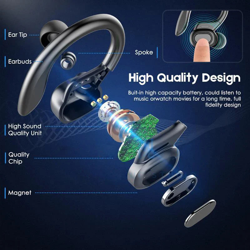 SP16 TWS Wireless Headphones Bluetooth Earphones With LED Display Charing Case Sports Business Headset For iPhone Samsung Xiaomi