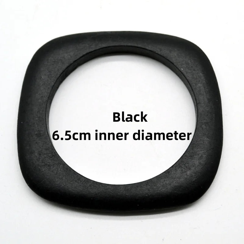 4pcs Women Elegant Natural Wood Square DIY Bracelet Coffee Girl Jewelry Ladies Gift Geometric Wooden Bangles For Women