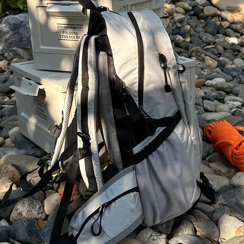 Outdoor Hiking Rucksack Backpack Mountaineering Bag for Men Women Sports Trekking Backpack Light Travel Camping