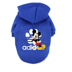 Disney Winter Dog Clothes Warm Cartoon Hoodies Coat Clothes for Small Dogs Bull