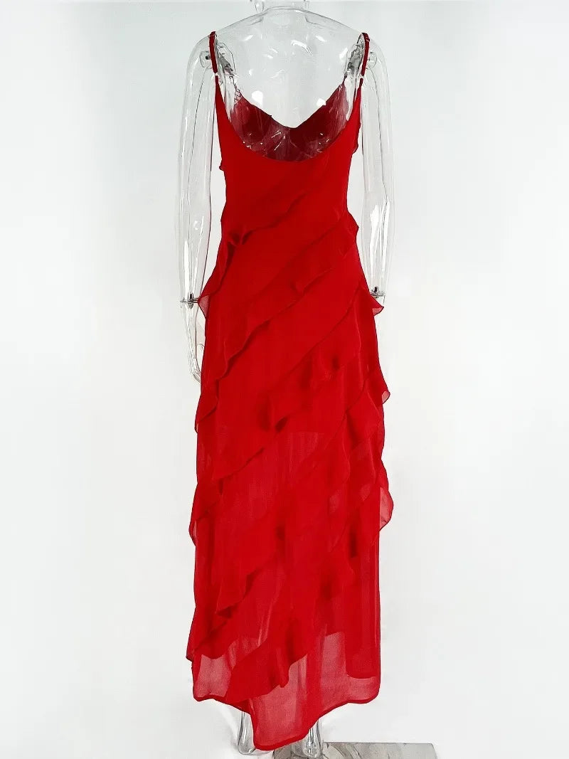 Evening Dresses:  Dresses for Women Spaghetti Strap Backless Lace-up