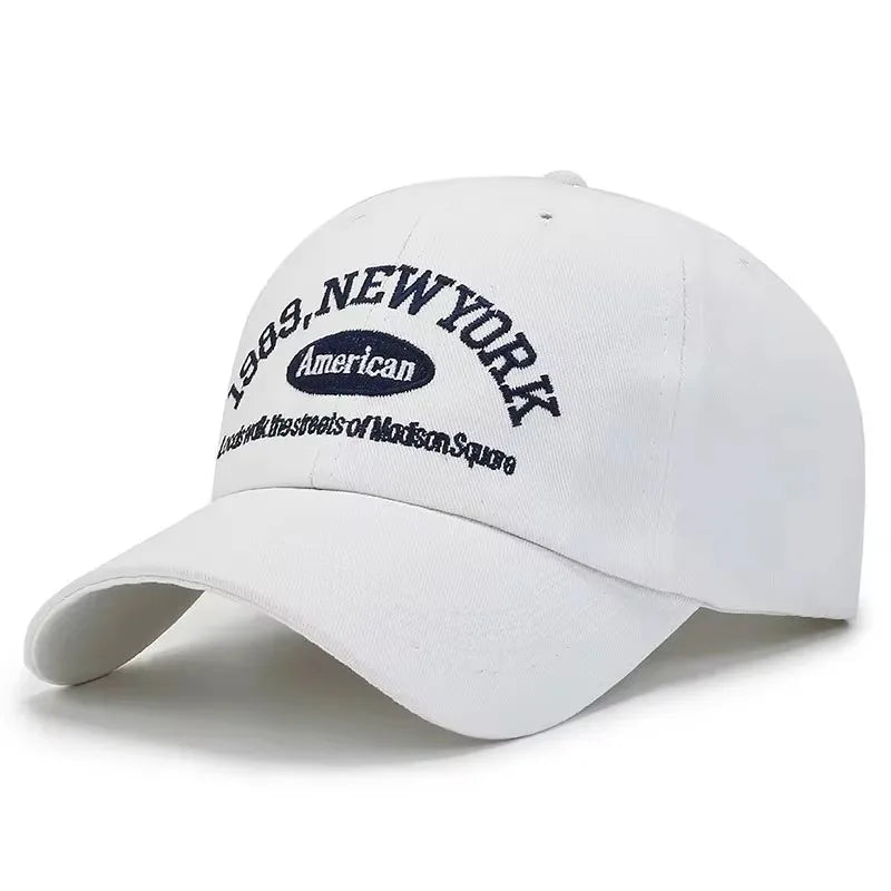Embroidery 1989 New York Baseball Hats Washed Cotton Cap for Men Women Adjustable Snapback Caps Baseball Cap Letter Dad Hat Hot