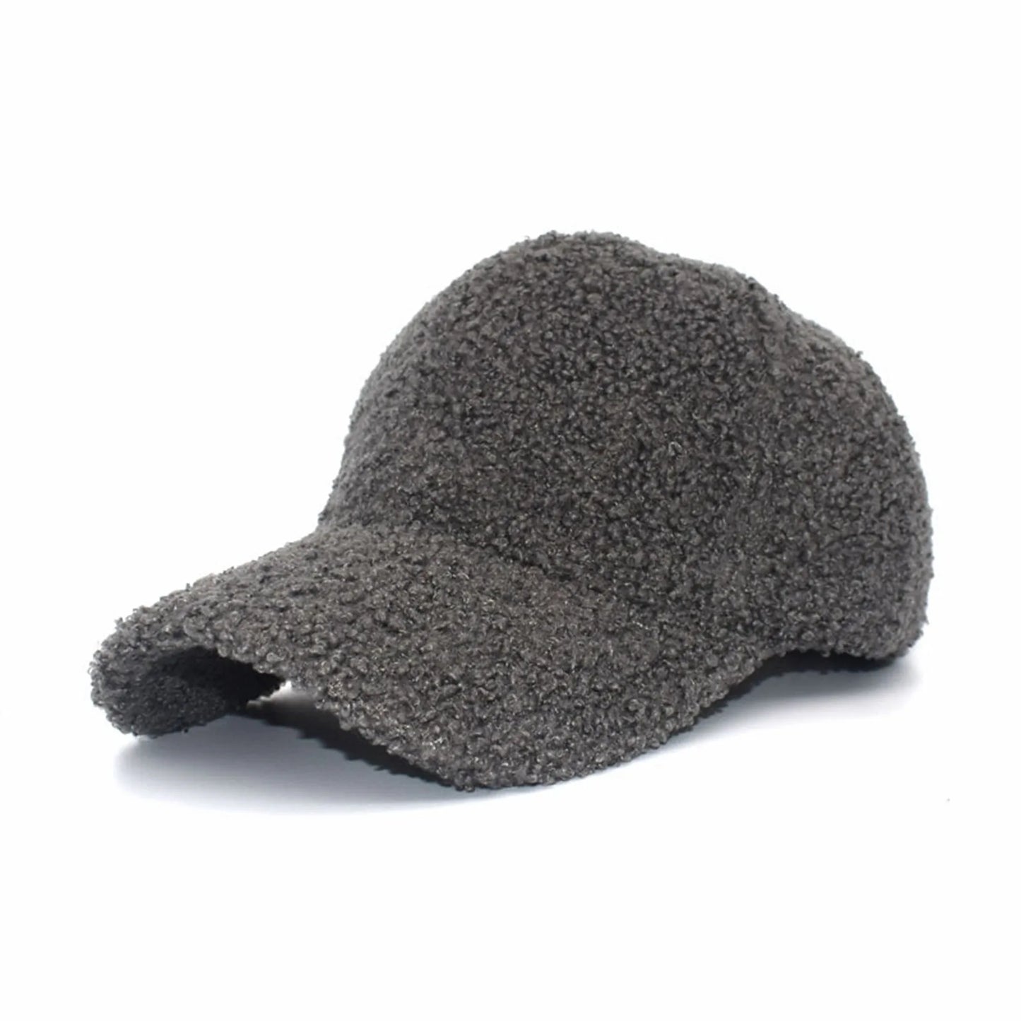 Cashmere Baseball Cap New Winter Windproof Lamb Wool Caps Warm Caps Women Men Plush Simple Hat Casual Comfortable Outdoor Hats