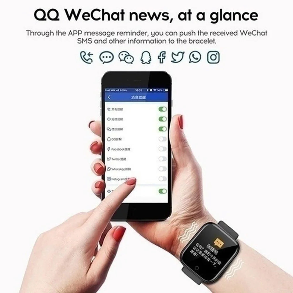 Smart Watch Women Waterproof Wristwatches Men Smartwatch Electronic Clock