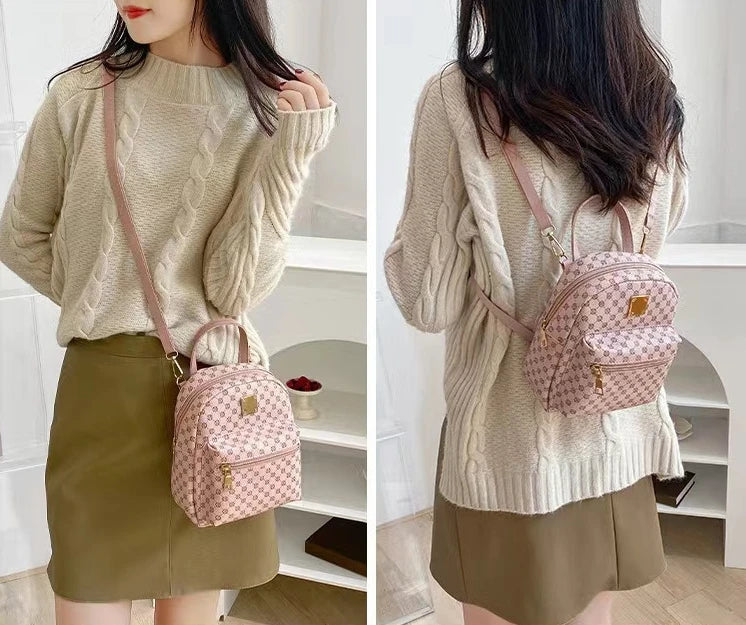 Classic Women Backpack Fashion School Bags Female Daily Shopping Girl Backpacks