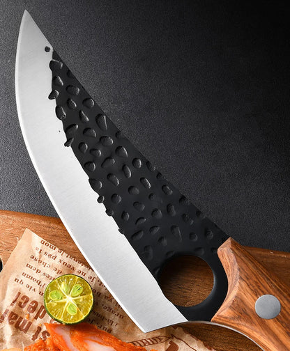 Forged Multi-purpose Knives with Hammer Pattern Butcher Boning Knife Sharp