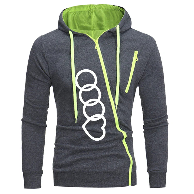Pant Sets men's Zipper Sweatshirt Suit Hooded Zip-up Man Clothes for Men Winter Tracksuit Sets Sweatsuit Set Men's Hoodies Male