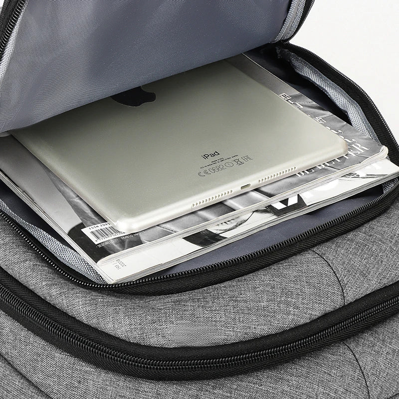 Large Capacity Backpack, Men's And Women's Student Computer BagMulti Pocket Waterproof And Wear-resistant Commuting Backpack,Chr