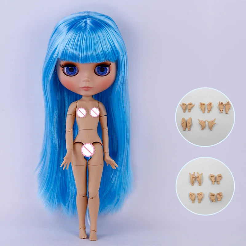 ICY DBS Blyth Doll Tan Skin Matte Face With Eyebrows Special Price 1/6 BJD JOINT body Neo Christmas Gift Anime