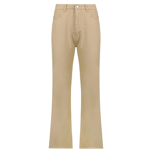 Fashion Loose Y2k Jeans Women High Waist Stretch Wide Leg Femme Trousers