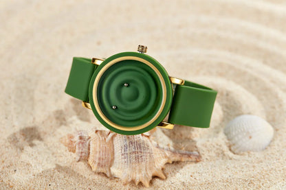 Personalized fashionable floating magnetic pointer free ball bearing creative simple waterproof quartz watch student women men