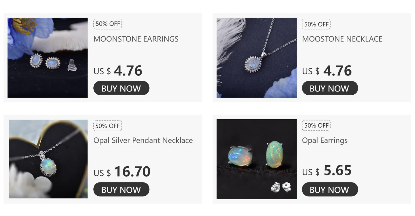 ITSMOS Natural Stone Opal Earrings Silver Post Lucky Hope Elf Studs Earring Lover Colorful Jewerly for Women Gift  High Quality