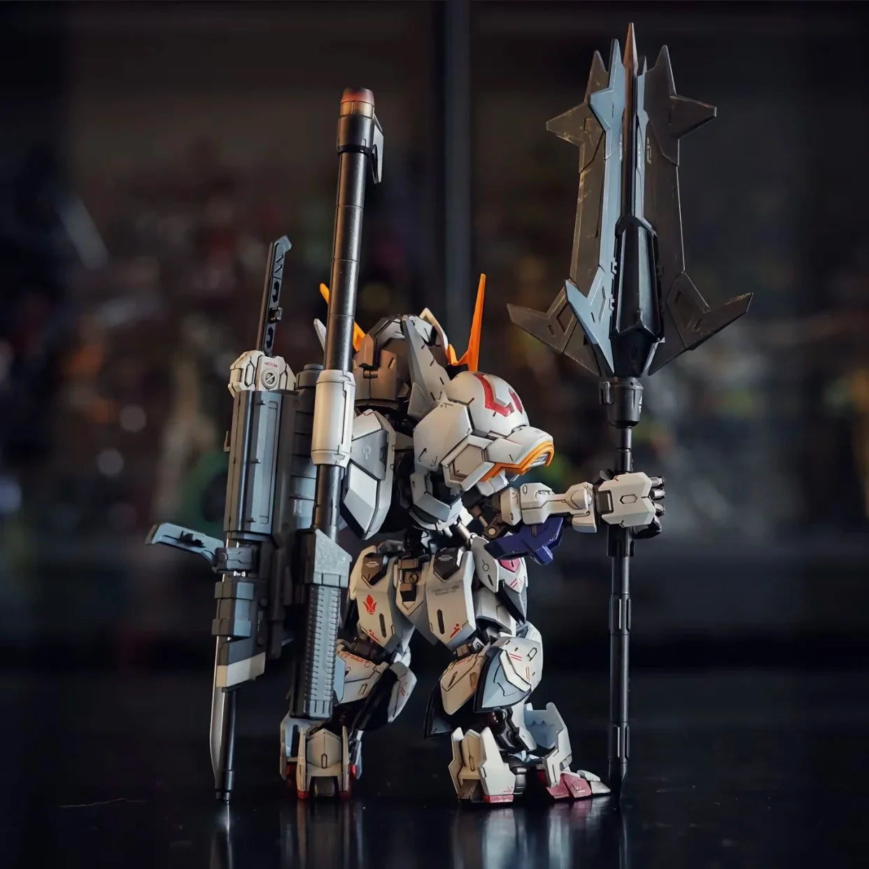 Barbatos Mgsd Assembly Model Kit Action Figures Comes With Water Decals Free Display Stand Desktop Decoration Boys Surprise Toys