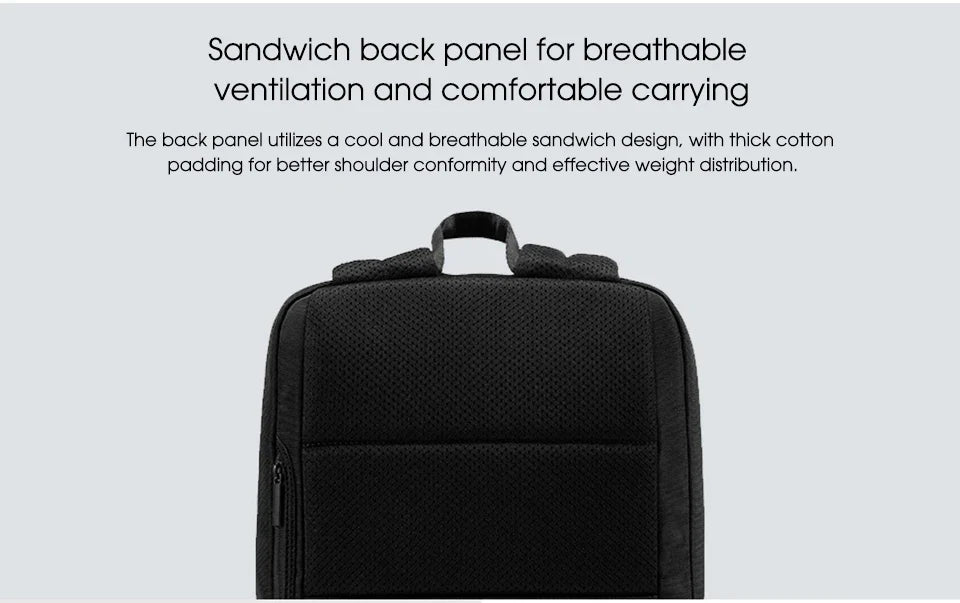 Xiaomi Classic Business Backpack 2 Fashion Laptop Bag for Men and Women Travel Large Capacity Backpack