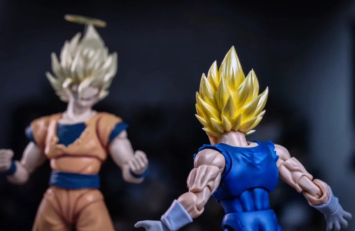 In Stock Black Hole Toys & TK Dragon Ball SHF Super Saiyan SSJ Majin Vegeta Full Power Anime Action Figures Models Gifts Kid Toy