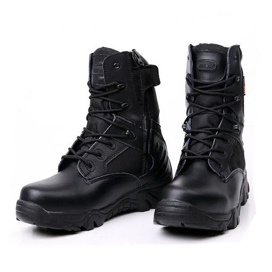 Winter Mens Military Boots Special Forces Combat High Boots Outdoor Sport Male Shoes Climb Mountains Cross Country Men's Shoes