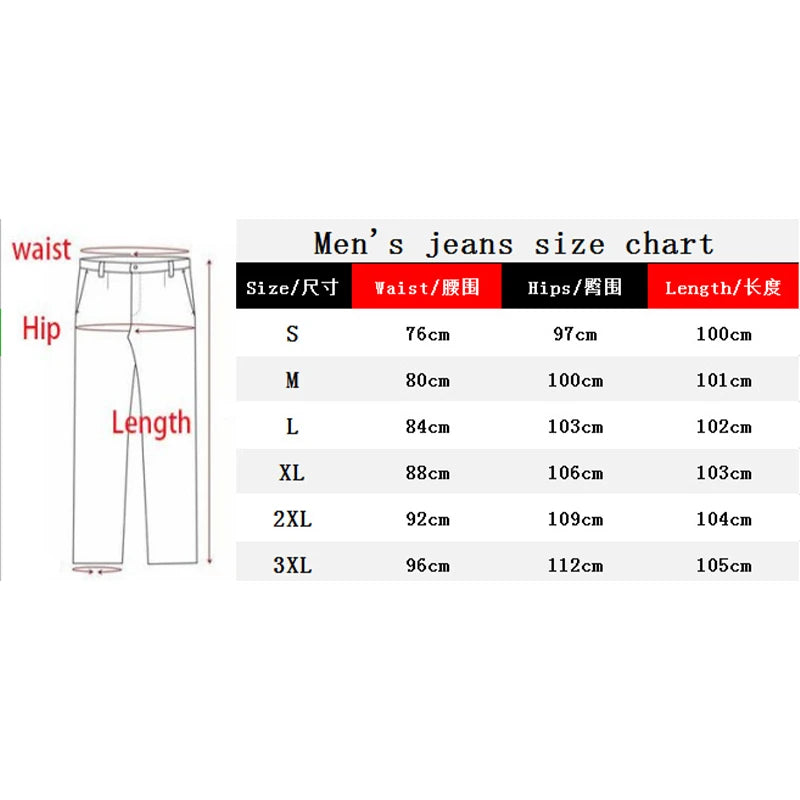 Men's Stretchy SKinny Jeans Solid Color Slim Fit Casual Pants Fashion Mens