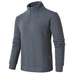 Autum Men's Thicker Sweatshirts Half Zipper Pullover for Male Hoody Man Sweaters